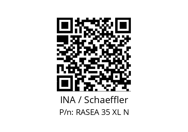   INA / Schaeffler RASEA 35 XL N