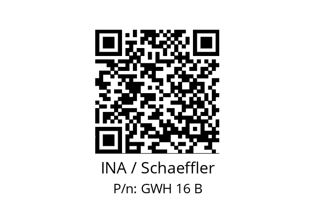   INA / Schaeffler GWH 16 B