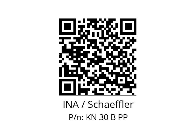   INA / Schaeffler KN 30 B PP