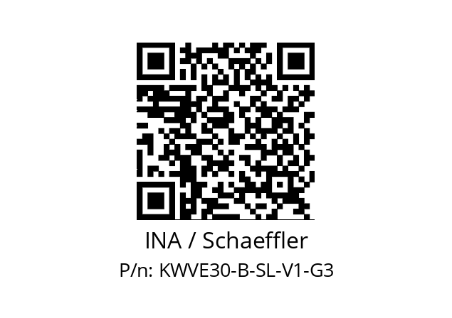   INA / Schaeffler KWVE30-B-SL-V1-G3