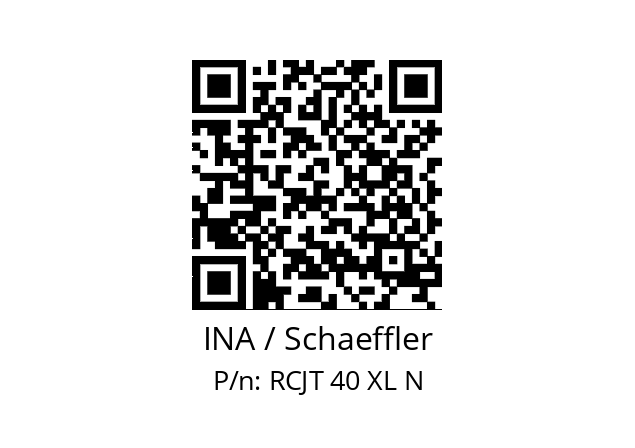   INA / Schaeffler RCJT 40 XL N