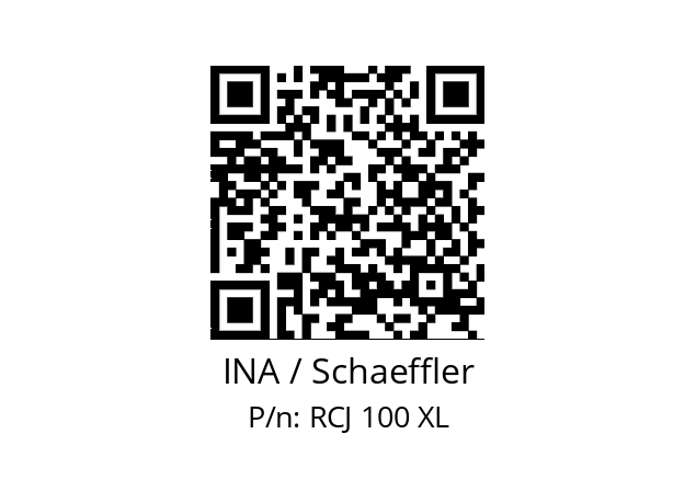   INA / Schaeffler RCJ 100 XL