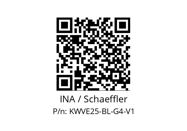   INA / Schaeffler KWVE25-BL-G4-V1