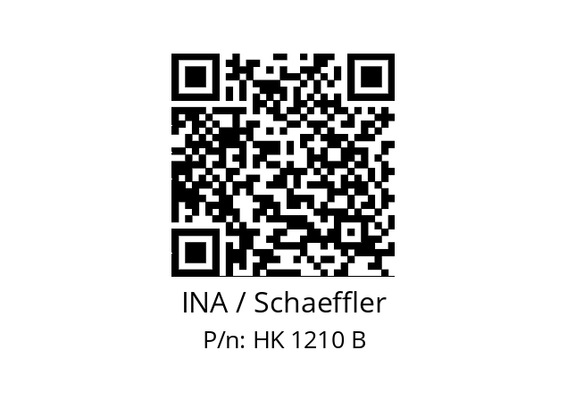   INA / Schaeffler HK 1210 B