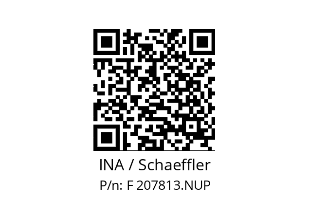   INA / Schaeffler F 207813.NUP