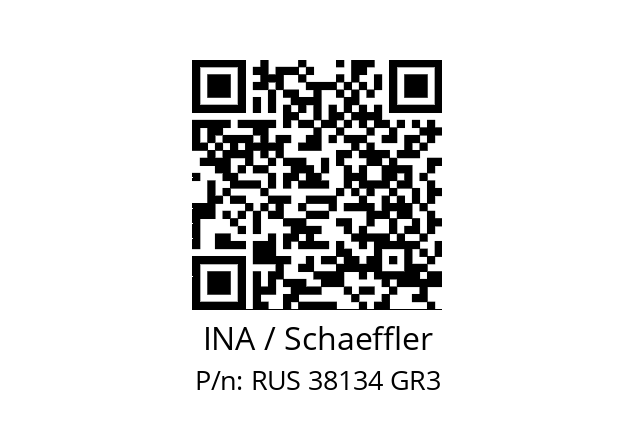   INA / Schaeffler RUS 38134 GR3