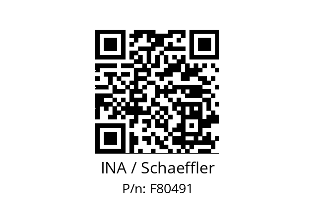   INA / Schaeffler F80491