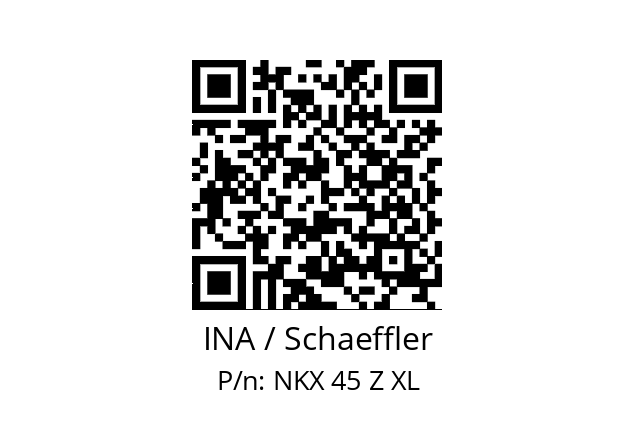   INA / Schaeffler NKX 45 Z XL