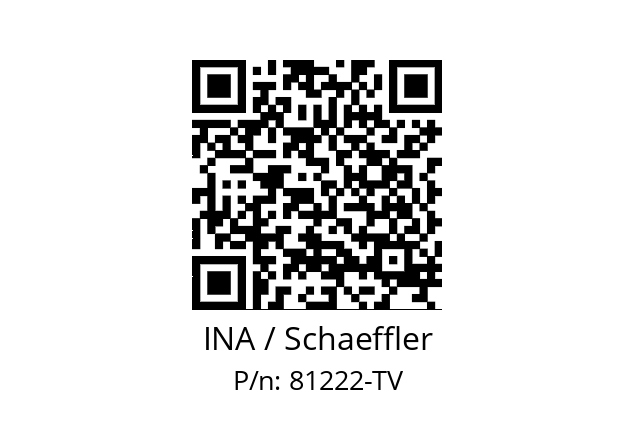   INA / Schaeffler 81222-TV