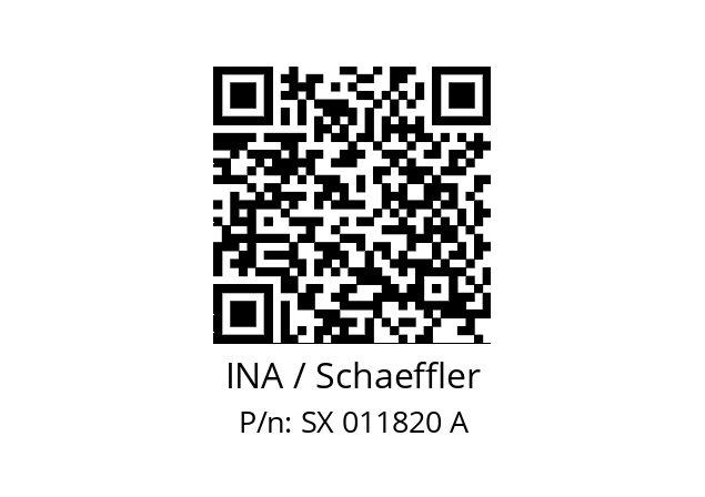   INA / Schaeffler SX 011820 A