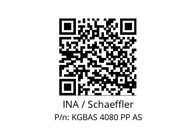   INA / Schaeffler KGBAS 4080 PP AS