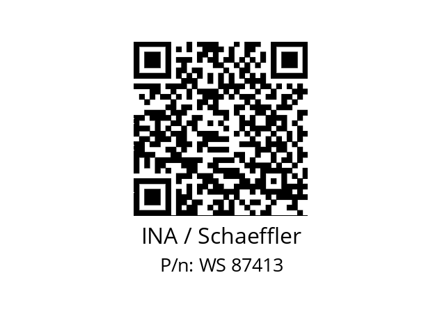   INA / Schaeffler WS 87413