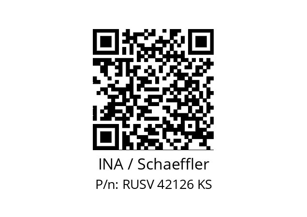   INA / Schaeffler RUSV 42126 KS