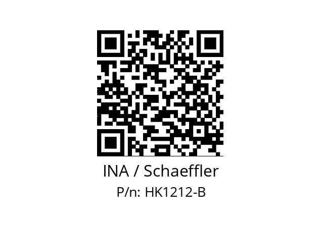   INA / Schaeffler HK1212-B