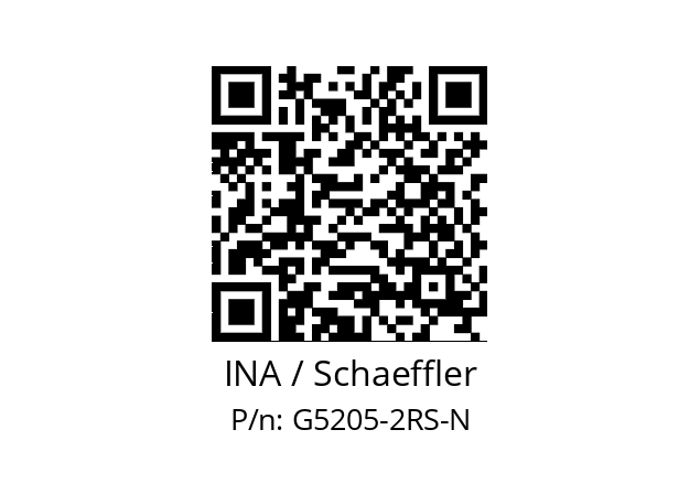   INA / Schaeffler G5205-2RS-N