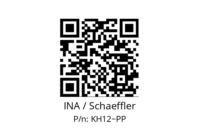   INA / Schaeffler KH12−PP