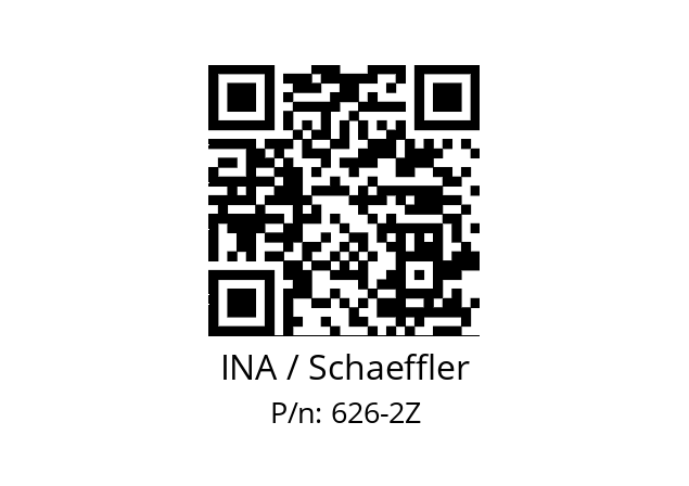   INA / Schaeffler 626-2Z