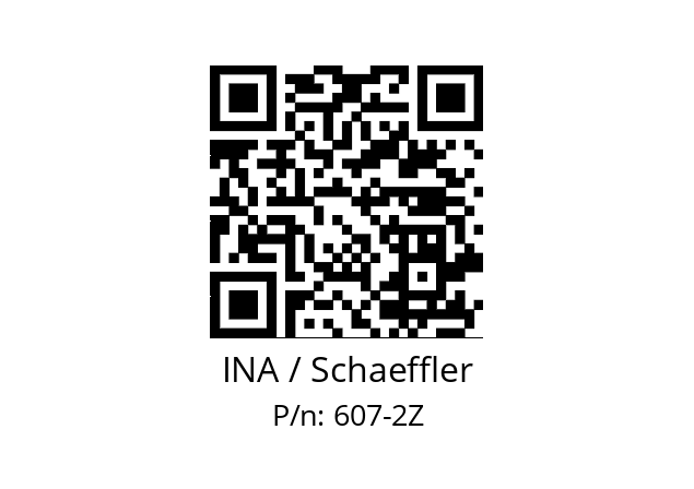   INA / Schaeffler 607-2Z