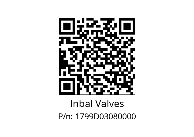   Inbal Valves 1799D03080000