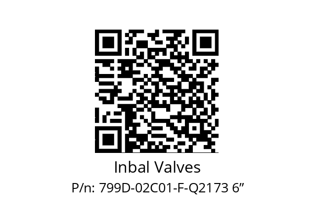   Inbal Valves 799D-02C01-F-Q2173 6”