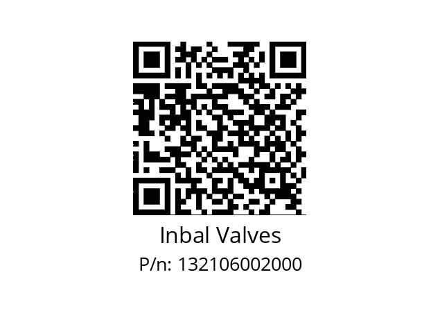   Inbal Valves 132106002000