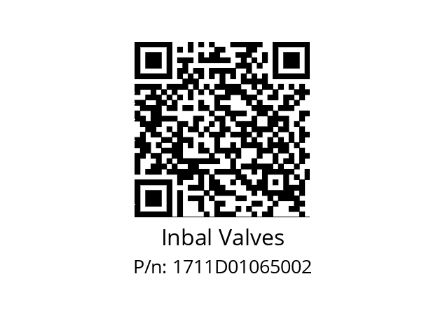   Inbal Valves 1711D01065002