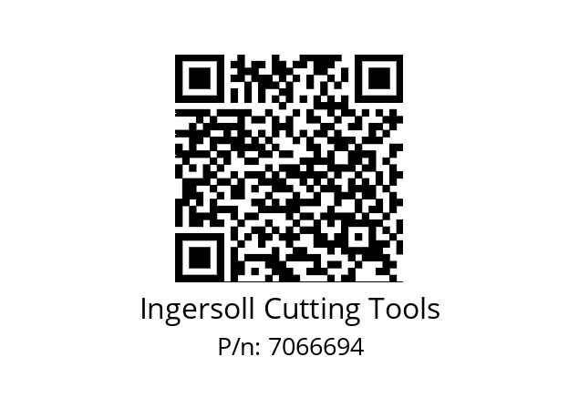   Ingersoll Cutting Tools 7066694