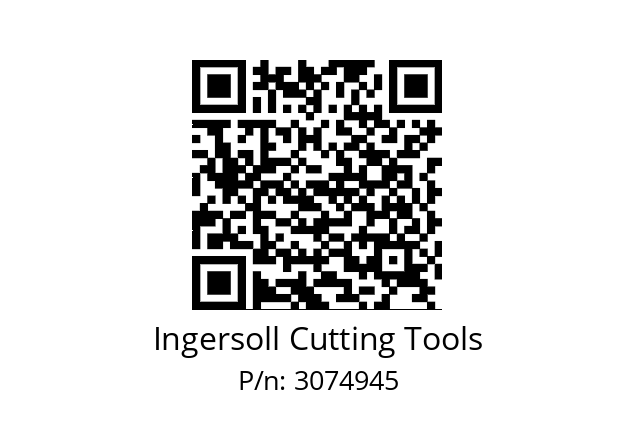   Ingersoll Cutting Tools 3074945