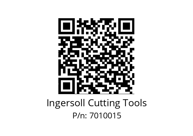   Ingersoll Cutting Tools 7010015