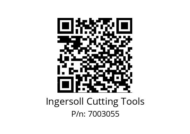   Ingersoll Cutting Tools 7003055