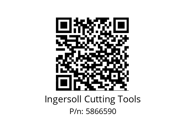   Ingersoll Cutting Tools 5866590