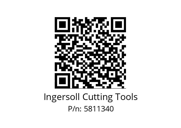   Ingersoll Cutting Tools 5811340