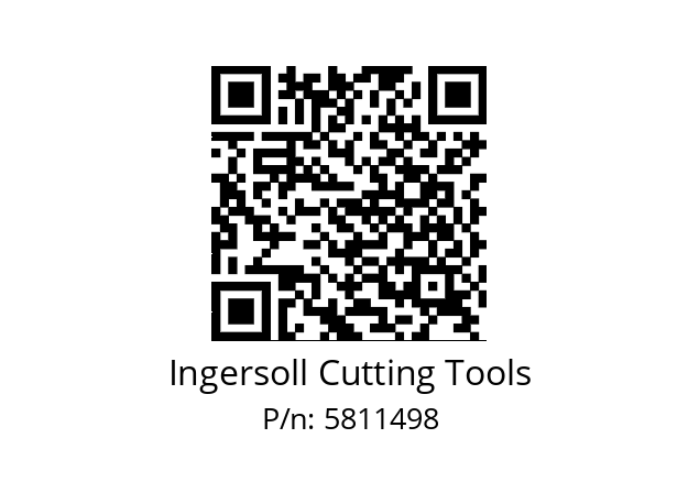   Ingersoll Cutting Tools 5811498