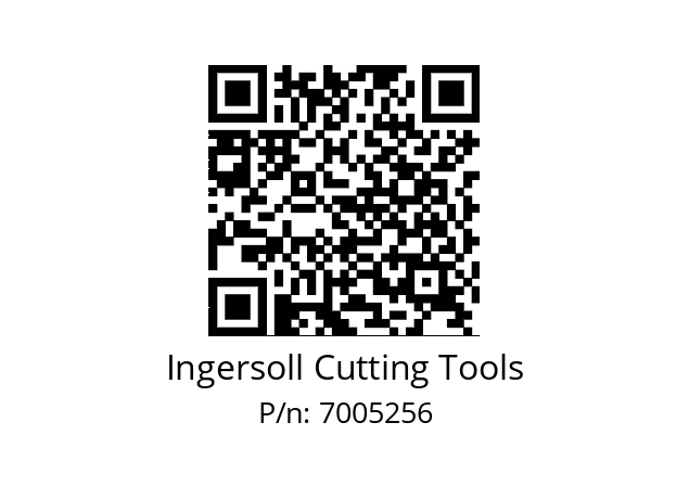   Ingersoll Cutting Tools 7005256