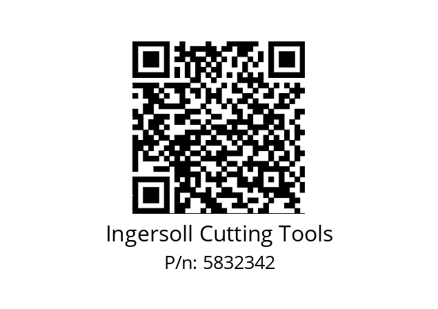   Ingersoll Cutting Tools 5832342