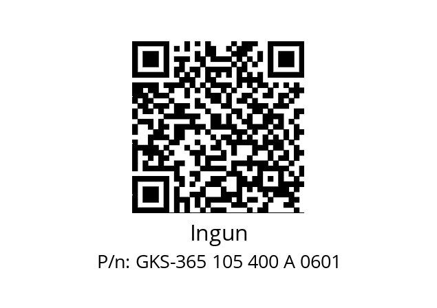   Ingun GKS-365 105 400 A 0601