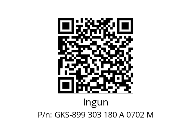   Ingun GKS-899 303 180 A 0702 M