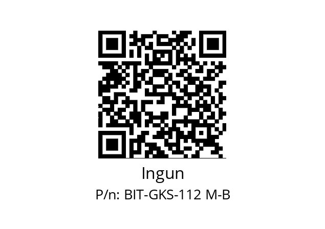   Ingun BIT-GKS-112 M-B