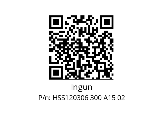   Ingun HSS120306 300 A15 02