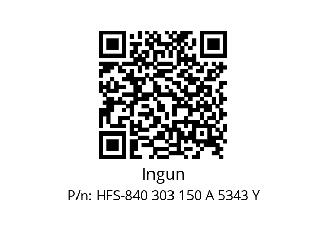   Ingun HFS-840 303 150 A 5343 Y