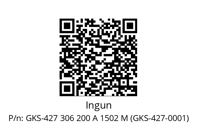   Ingun GKS-427 306 200 A 1502 M (GKS-427-0001)