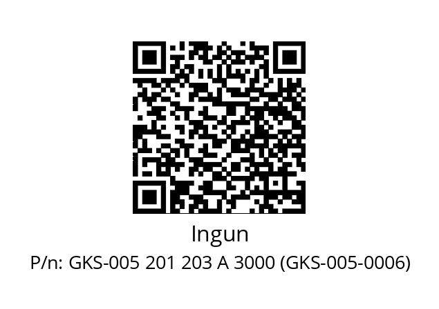   Ingun GKS-005 201 203 A 3000 (GKS-005-0006)