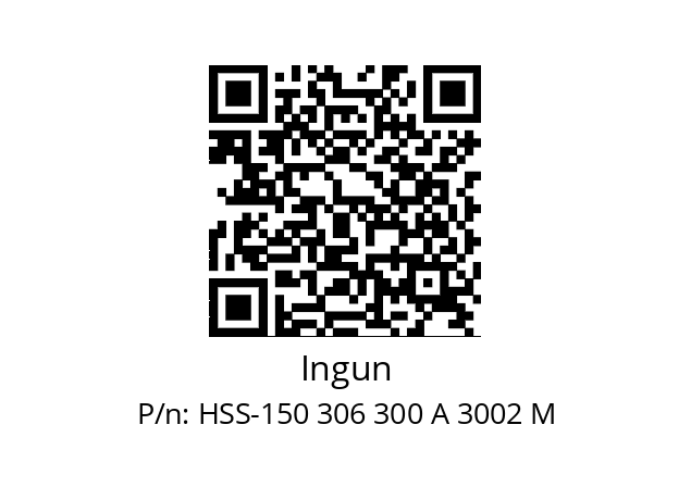   Ingun HSS-150 306 300 A 3002 M