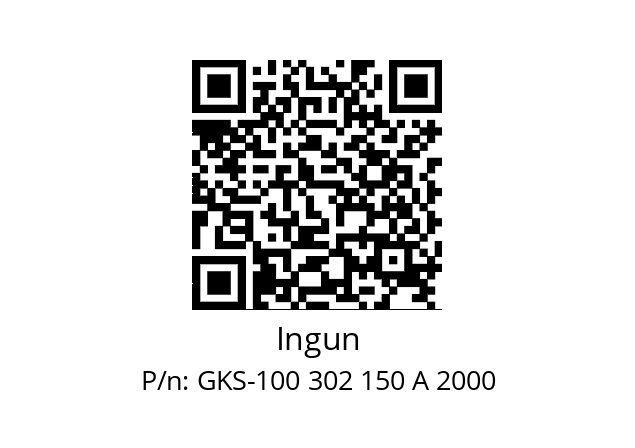   Ingun GKS-100 302 150 A 2000