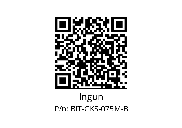   Ingun BIT-GKS-075M-B