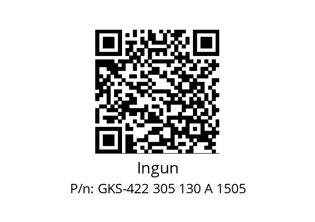   Ingun GKS-422 305 130 A 1505