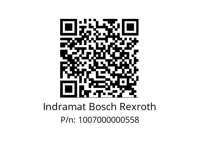   Indramat Bosch Rexroth 1007000000558