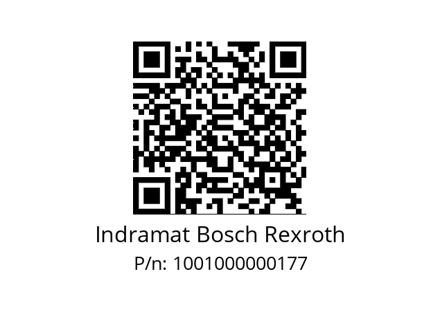   Indramat Bosch Rexroth 1001000000177