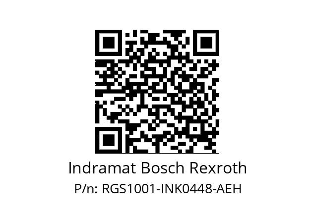   Indramat Bosch Rexroth RGS1001-INK0448-AEH