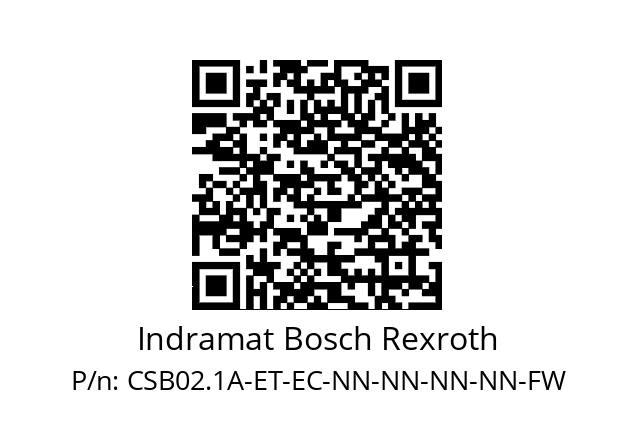   Indramat Bosch Rexroth CSB02.1A-ET-EC-NN-NN-NN-NN-FW